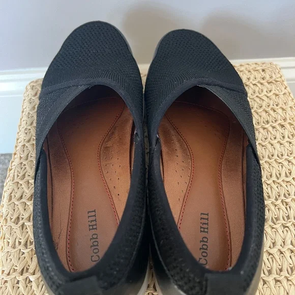 Cobb Hill Black Crossover Penfield Slip-On Sneaker - Women's size 9 - Picture 2 of 8